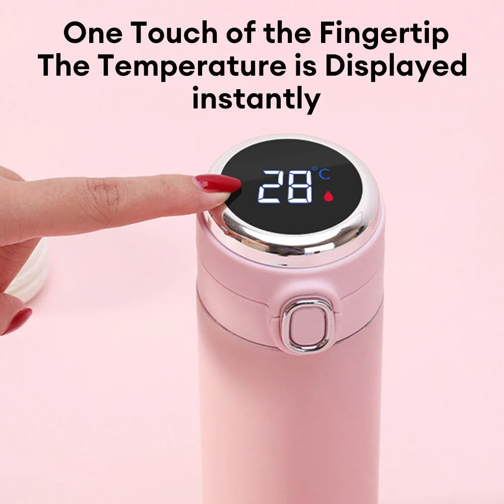 Stainless Steel Smart Thermos Bottle