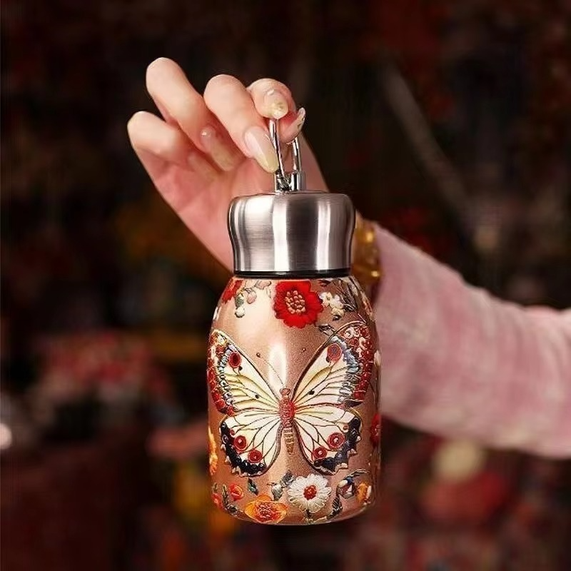 3D Embossed Stainless Steel Vacuum
