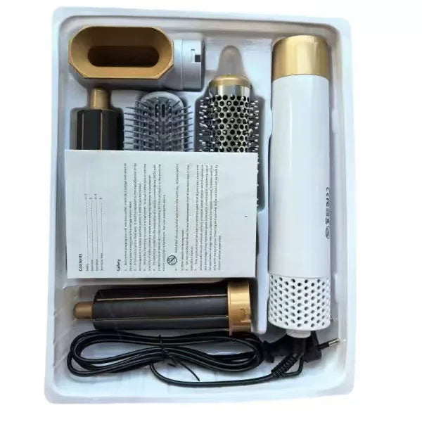 5 in 1 Hair Dryer Hot Comb Set Professional Curling Iron Hair Straightener Styling Tool Hair Dryer Household