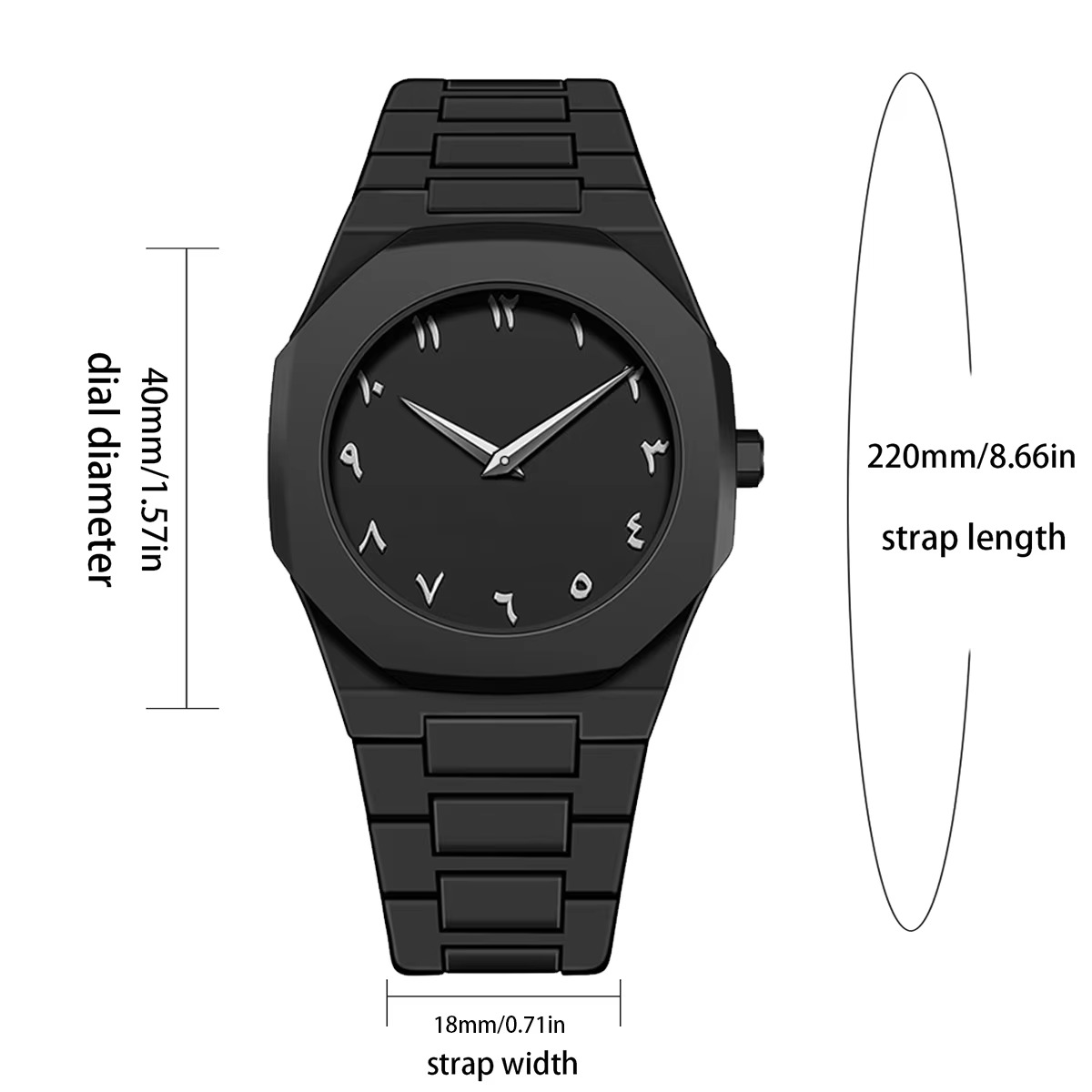Arabic style Men Watch