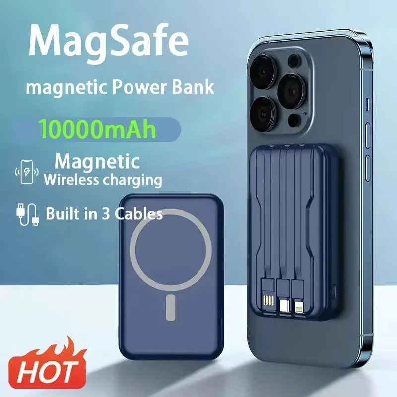 Wireless Magnetic 10000mAh Power Bank Portable
