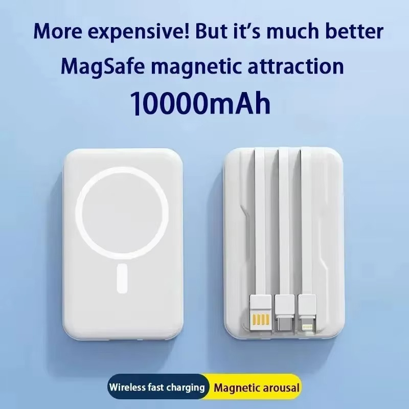 Wireless Magnetic 10000mAh Power Bank Portable