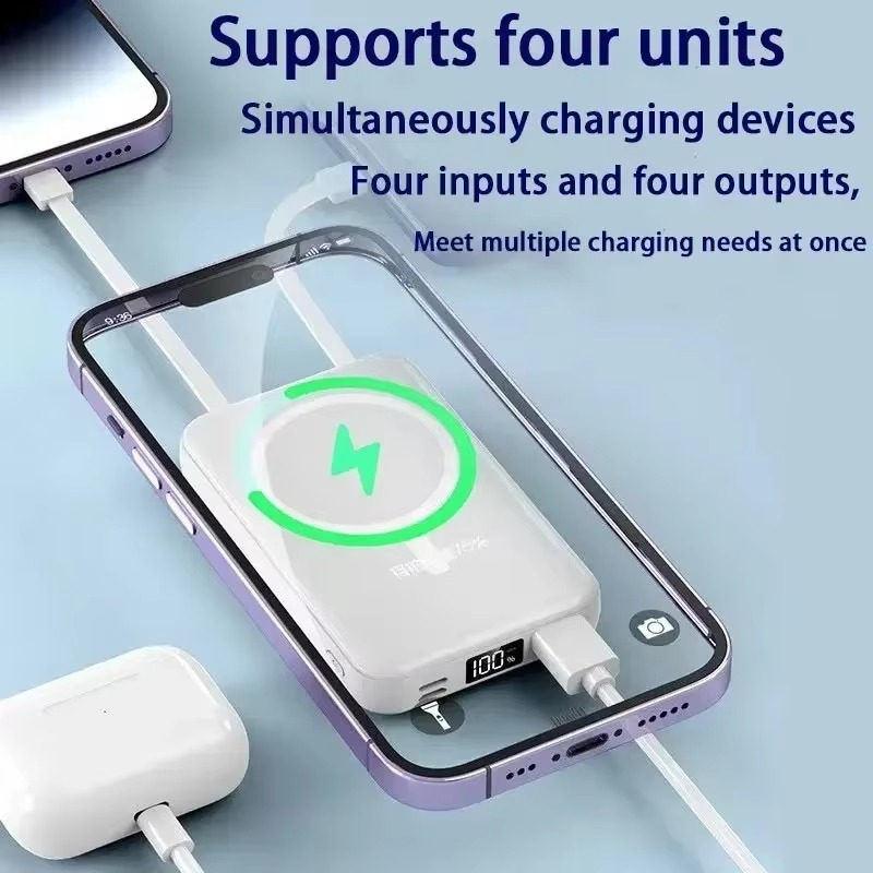 Wireless Magnetic 10000mAh Power Bank Portable