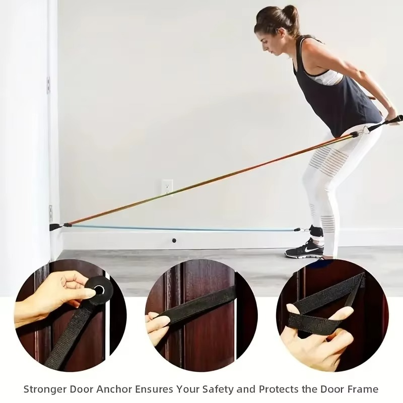 11pcs TPE Resistance Bands Set