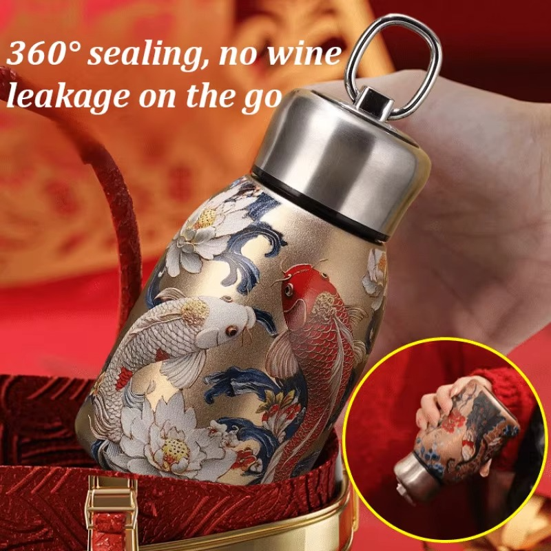 3D Embossed Stainless Steel Vacuum