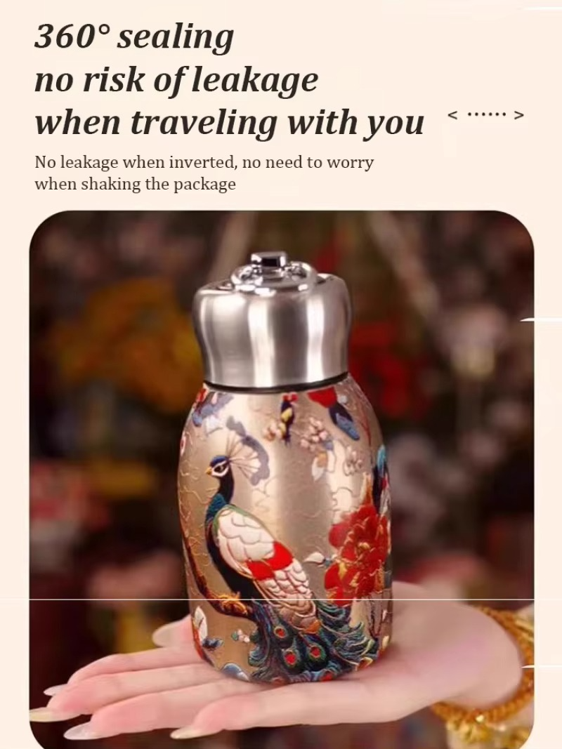 3D Embossed Stainless Steel Vacuum