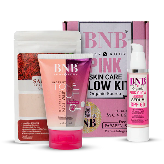 BNB Pink Face Care Glow Kit