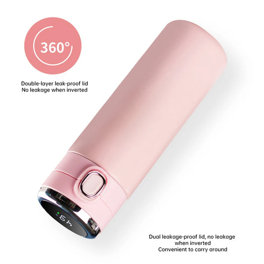 Stainless Steel Smart Thermos Bottle