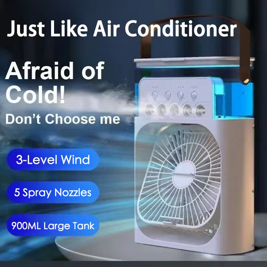 🌀 Mini 3-in-1 Cooler Fan
